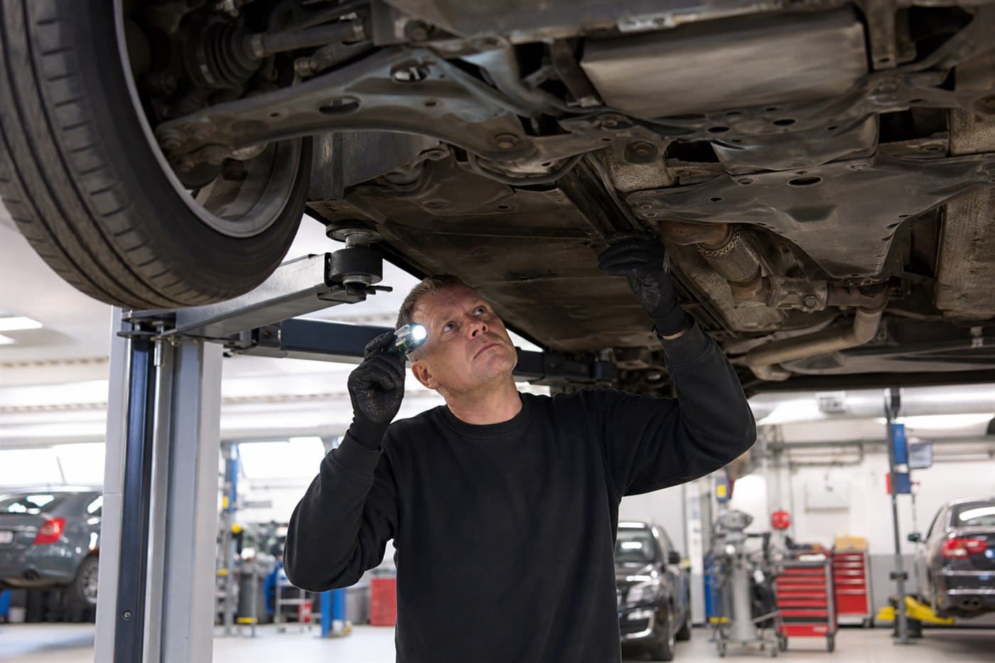 Besiktning hos Huddinge Motor AB
